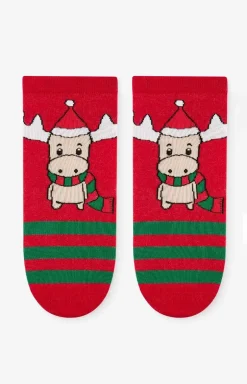 Marilyn świąteczne skarpetki damskie Christmas Moose