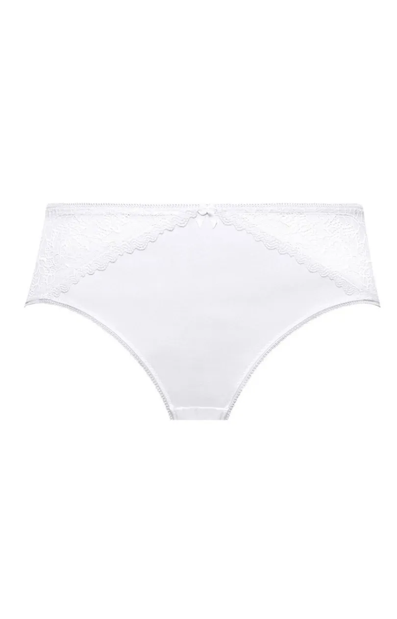 Damskie Mefemi Panty Damskie - białe figi dakie Bianca