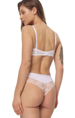 Mefemi figi damskie brazyliany białe Petra DB25
