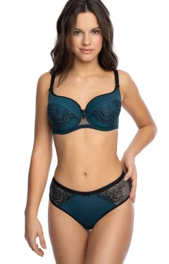 Melisa Art. 1146 turkusowy biustonosz z pianki typu full-cup