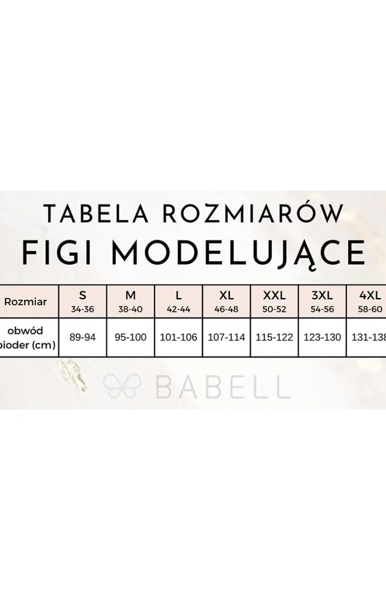 Modelujące beżowe majtki damskie BBL 204