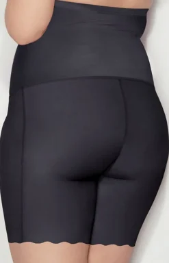 Modelujące figi z nogawkami czarne Glam Form