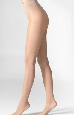 LEGS Rajstopy Klasyczne|Rajstopy - Modelujące rajstopy damskie beżowe 0 Slim Bikini 0 DEN