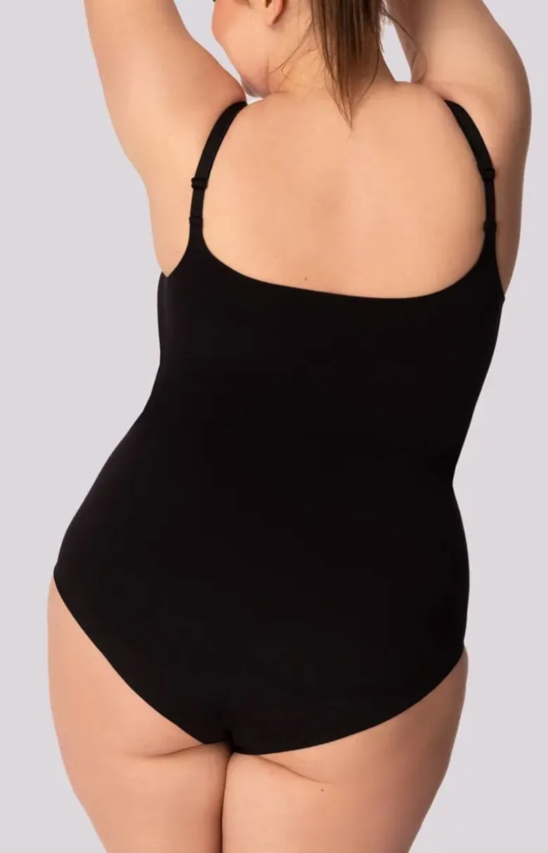 Mona body damskie modelujące czarne Shapewear Plus Size