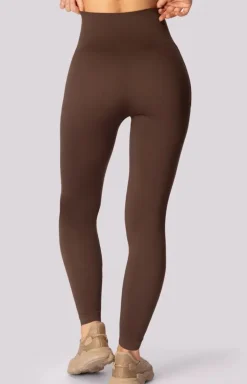 Mona legginsy damskie w kolorze caffe Base