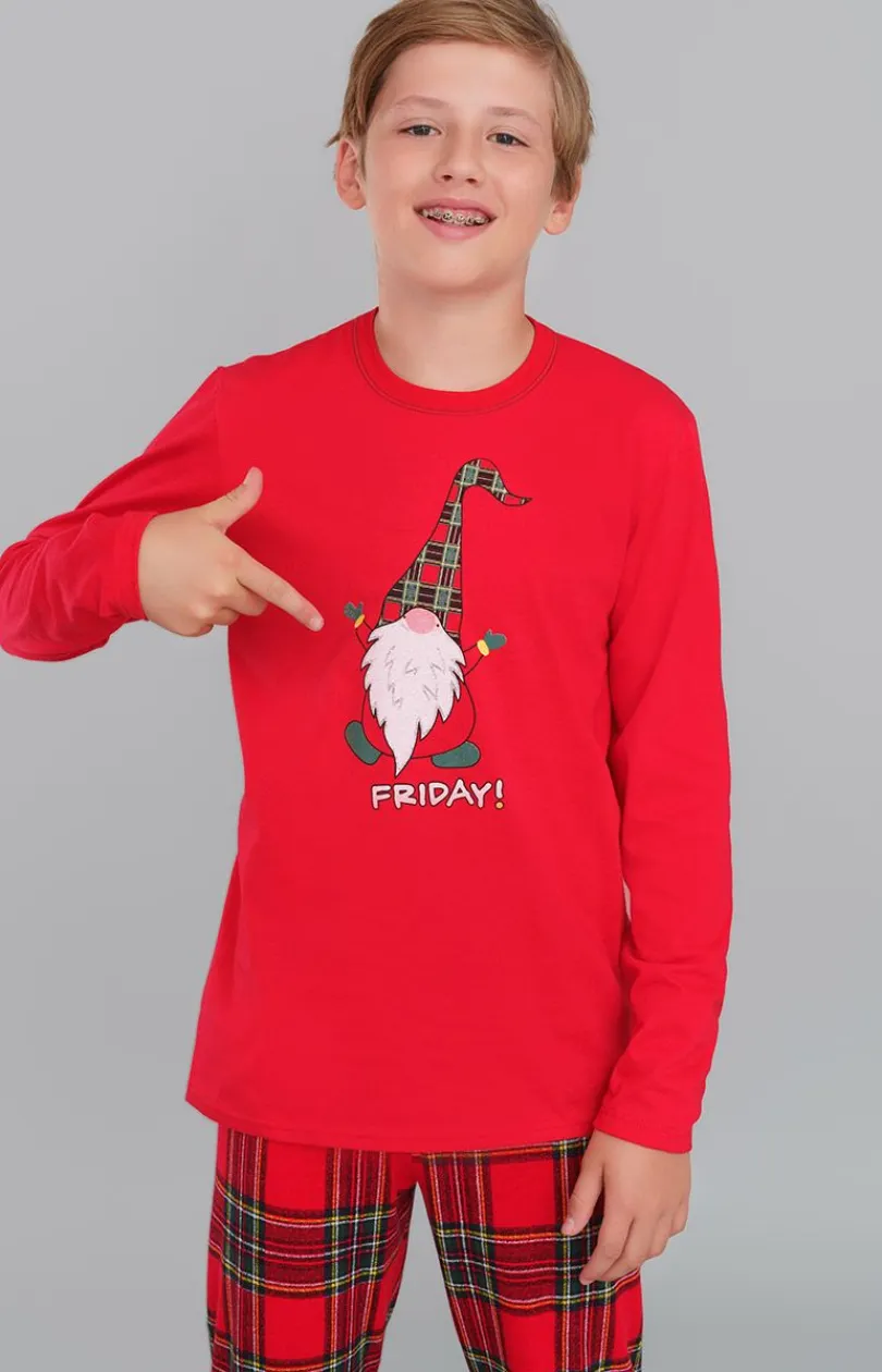 Damskie Italian Fashion Piżamy Rodzinne - Narwik piżama chłopięca dł.dł.
