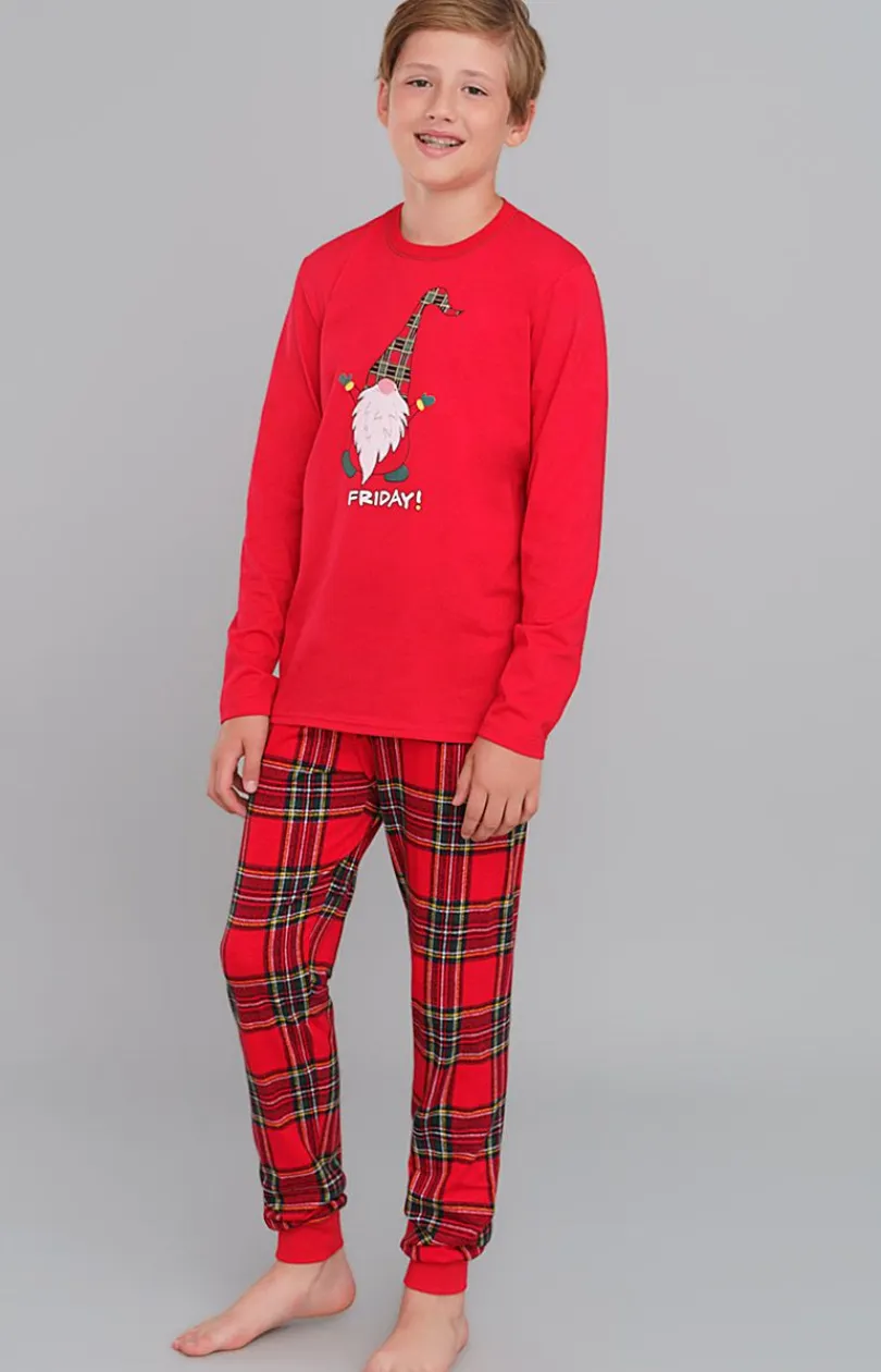 Damskie Italian Fashion Piżamy Rodzinne - Narwik piżama chłopięca dł.dł.