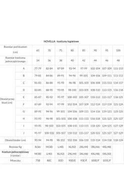 Novella połyskujący strój kąpielowy dwuczęściowy Salma 2410