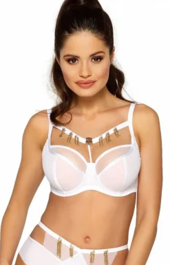 NOVIKA biały biustonosz półusztywniany semi-soft Pure Poison N 02