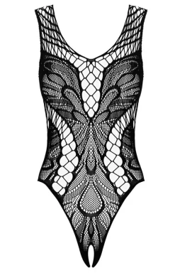 Obsessive Bodystocking|Body - B138 czarne body otwarte