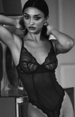 Obsessive Body|Body - body damskie otwarte Nightly Blue