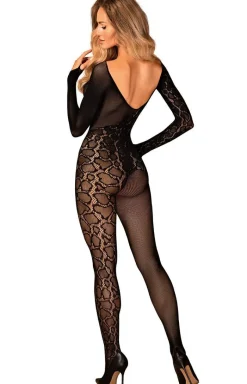 Obsessive Bodystocking|Body - bodystocking z długim rękawem G326