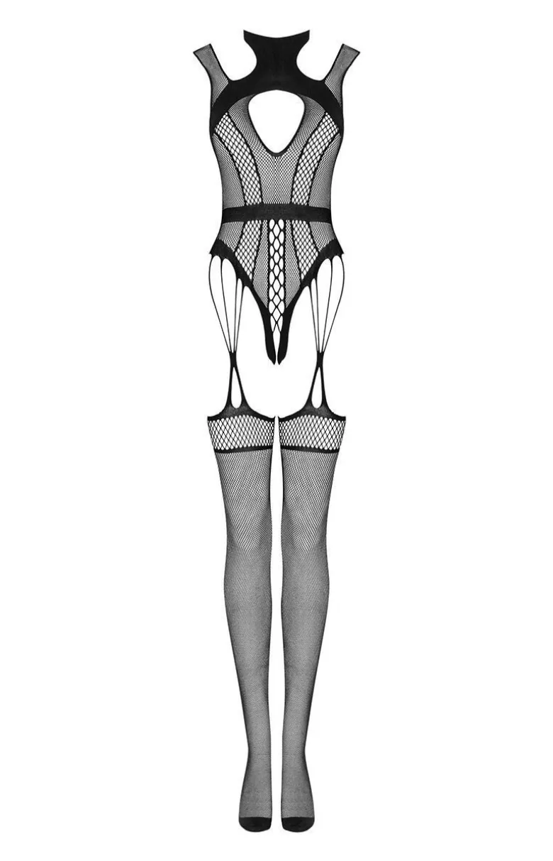 Obsessive bodystocking z wycięciami G327