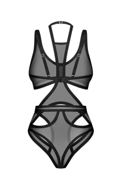 Obsessive Body|Body - body z wycięciami i zapięciem na szyi Mercuris
