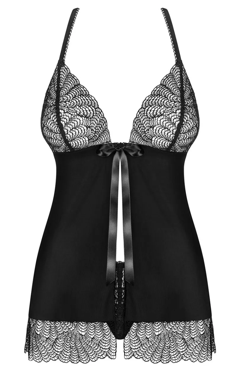 Damskie Obsessive Koszulki|Seksowna Koszula Nocna - Chiccanta koszulka babydoll i stringi