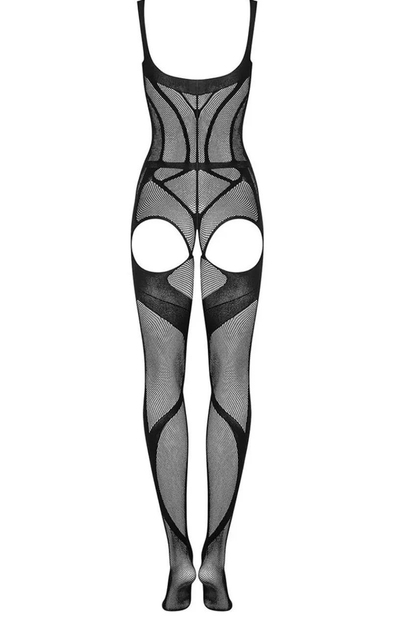 Obsessive Bodystocking|Body - czarne bodystocking otwarte G336