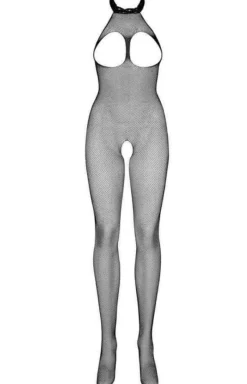 Obsessive Bodystocking|Body - czarne bodystocking z otwartym krokiem N101