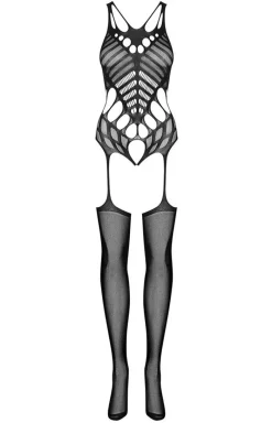 Obsessive Bodystocking|Body - czarne bodystocking z wycięciami G139