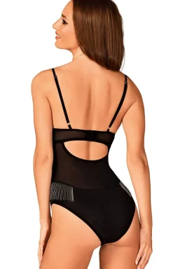 Obsessive Dancewear & Clubwear|Body - czarne body z koralikami Milladis