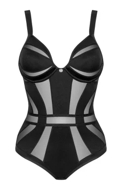 Obsessive Dancewear & Clubwear|Body - czarne zmysłowe body Chic Amoria