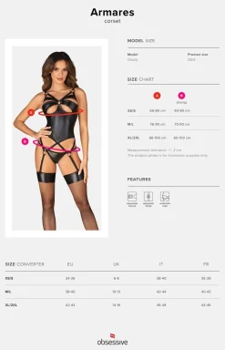 Obsessive Body|Gorsety - gorset i stringi Armares
