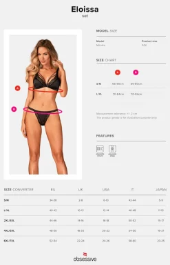 Obsessive Koszulki|Komplety Bielizny - komplet bielizny dwuczęściowy Eloissa