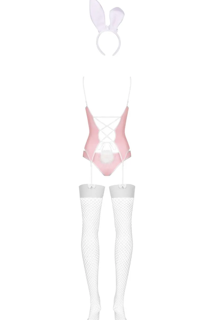 Obsessive 4-częściowy strój króliczka Bunny suit