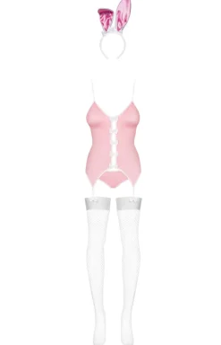Obsessive 4-częściowy strój króliczka Bunny suit