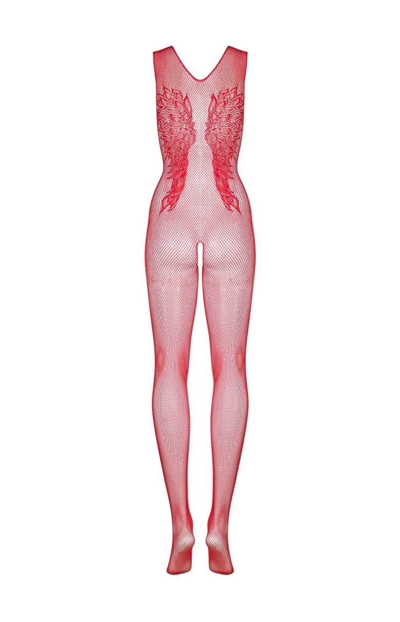 Obsessive czerwone bodystocking N112