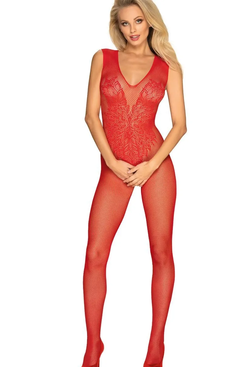 Obsessive czerwone bodystocking N112