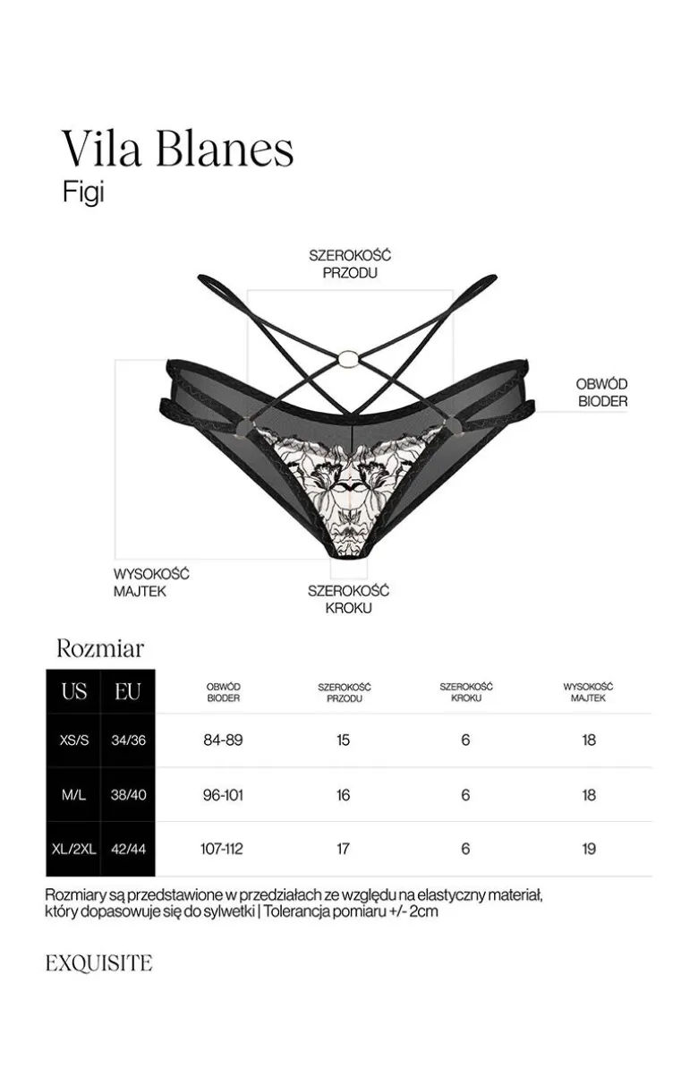 Obsessive figi damskie Vila Blanes