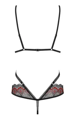 Obsessive Body|Body - koronkowe body damskie z paskami Megies