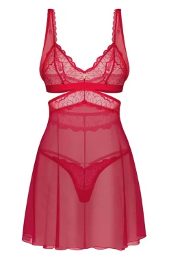Obsessive koszulka nocna babydoll i stringi Cupide Desir