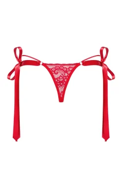 Damskie Obsessive Stringi Z Koronką|Stringi Damskie - Lovlea stringi