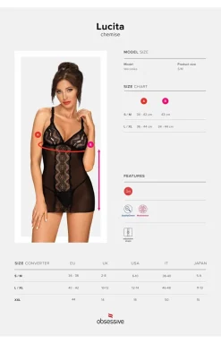 Obsessive Lucita koszulka i stringi