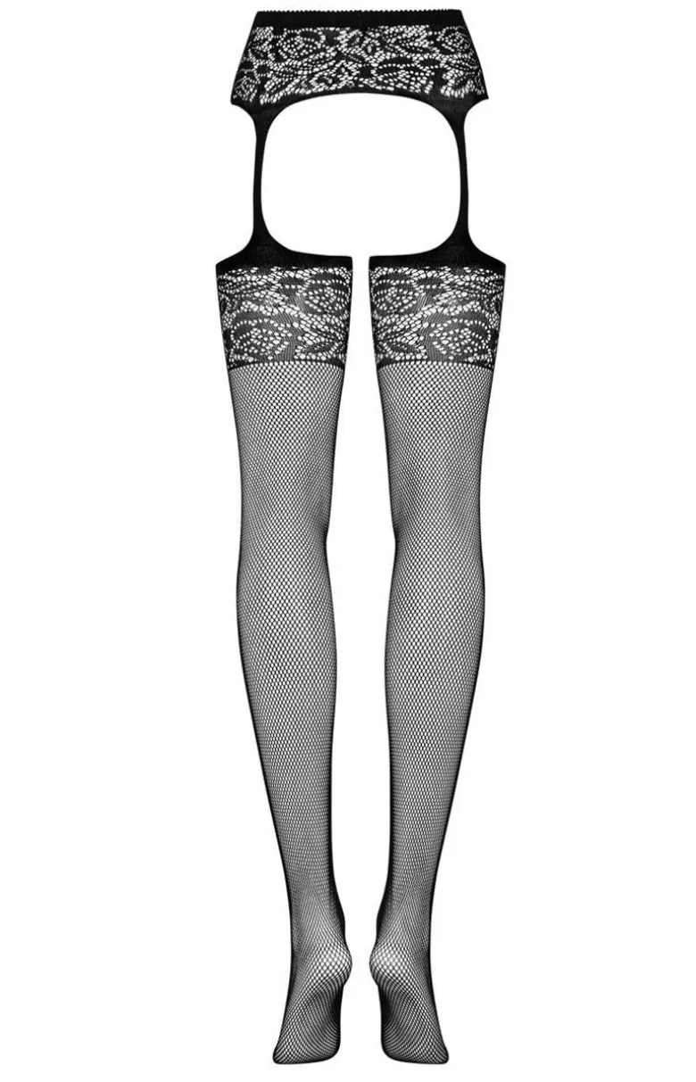 Obsessive pończochy z pasem Garter stockings black S500