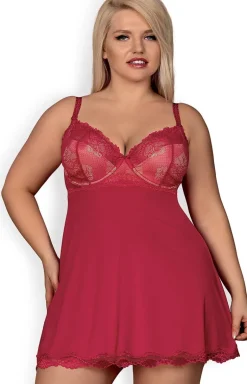 Obsessive Rosalyne koszulka babydoll i stringi