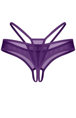 Damskie Obsessive Figi, Stringi, Panty|Stringi Damskie - stringi z otwartym krokiem Vibres
