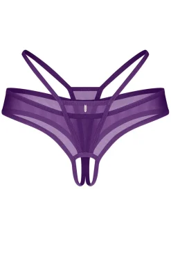 Damskie Obsessive Figi, Stringi, Panty|Stringi Damskie - stringi z otwartym krokiem Vibres