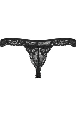 Obsessive Stringi Z Koronką|Stringi Plus Size - 810-THO-1 stringi