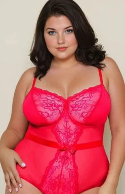 SoftLine Collection Body|Body - Otwarte body w kolorze m plus size Amelia