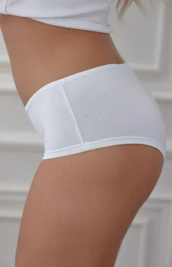Damskie Esli Wielopaki Damskie|Figi Bawełniane - 2-pack bawełnianych szortów damskich EUW003