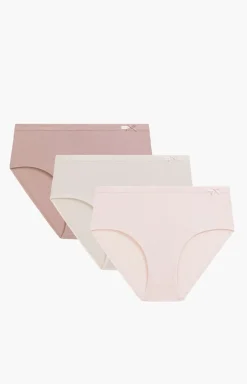 3-pack figi damskie classic 3CLP-004-ROZJ/ROS/BEZJ