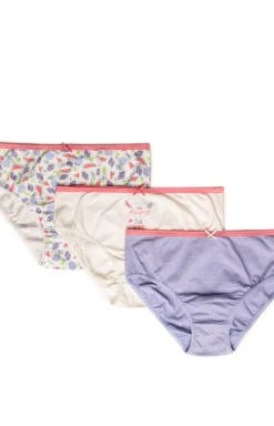 Damskie LAMA Wielopaki Damskie|Figi Bawełniane - 3-pack figi damskie -127BIB-14