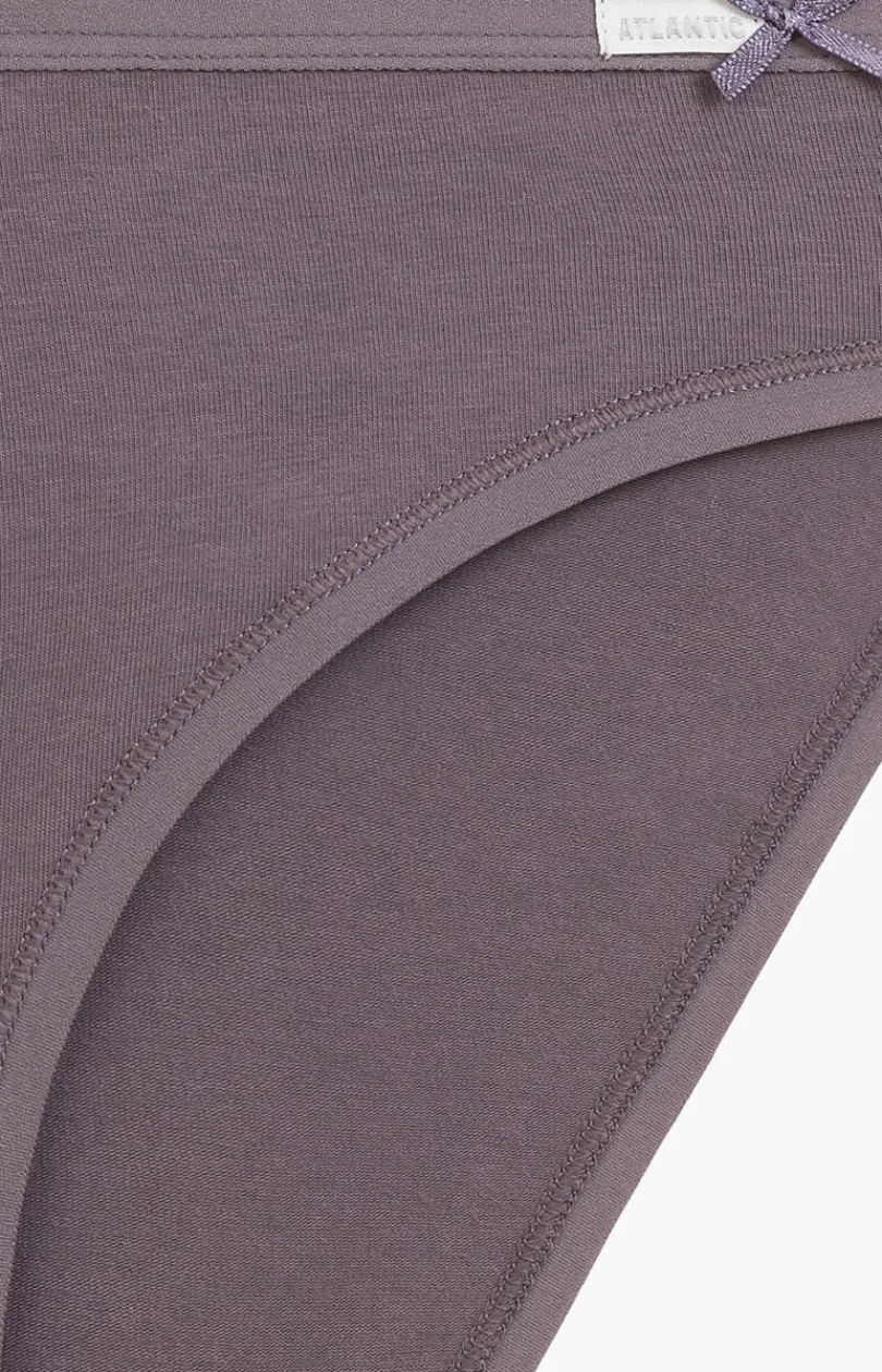 Damskie ATLANTIC Bielizna Plus Size|Wielopaki Damskie - 3-pack figi dakie port 3CP-002-BEZ/KAC/IE