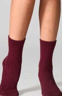 2-pack skarpetki damskie różowo-bordowe WC28 Velvet