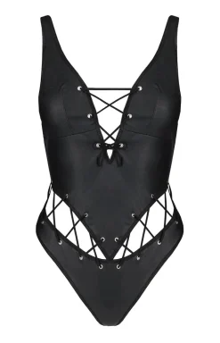 Passion czarne body damskie Francesca
