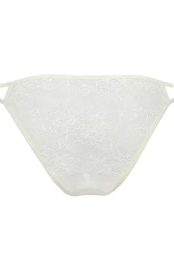 Damskie Passion Figi, Stringi, Panty|Figi Damskie - figi koronkowe kremowe Felicita