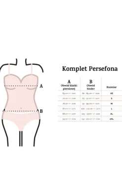 Persefona komplet koszulka i stringi