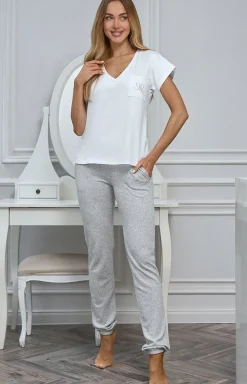 Damskie Momenti per me Bielizna Plus Size|Piżamy Damskie - Piżaa daka dwuczęściowa Chi Out